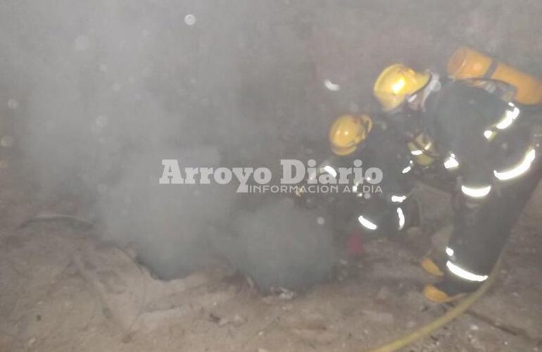 Imagen de Principio de incendio en la usina vieja