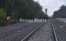 Los trabajos a la altura de Arroyo Seco. Foto: Archivo AD