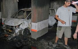 Imagen de Un herido tras incendio de una cochera