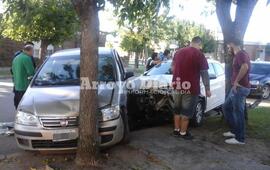Así quedaron los vehículos tras el accidente