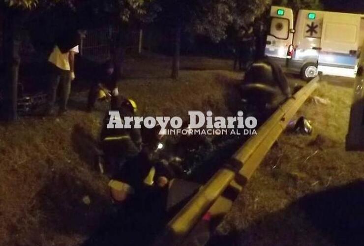 Adem&aacute;s de bomberos, prestaron colaboraci&oacute;n emergencias, polic&iacute;a y la GUM