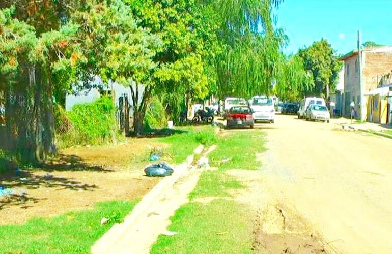 Calle Luis Pasteur. Desde esta zona los vecinos hicieron pública las quejas. Foto: Facebook Canal 2 Arroyo Seco