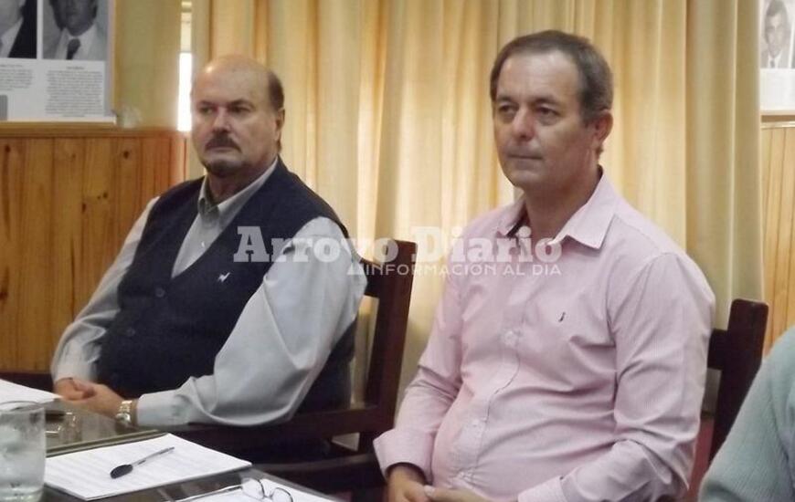 En el concejo. Los radicales Sánchez y Tonelli autores de este proyecto.