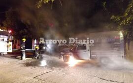 Imagen de Incendio de una camioneta
