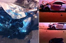 As&iacute; quedaron los rodados luego del tremendo choque.