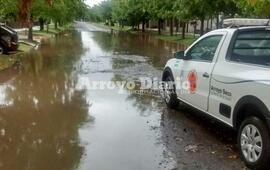 Nieri destacó además el trabajo de Obras Públicas: "Las bocas de tormenta estaban destapadas lo que permitió que se escurra más rápido el agua"