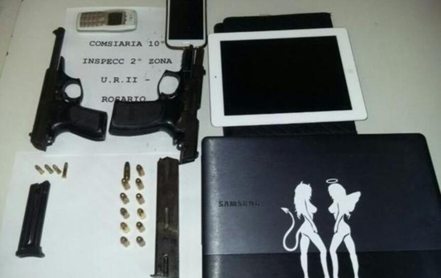 Las armas y las balas secuestradas esta mañana serán sometidas a pericias para determinar si se utilizaron en el tiroteo de Washington y Casiano Casas.