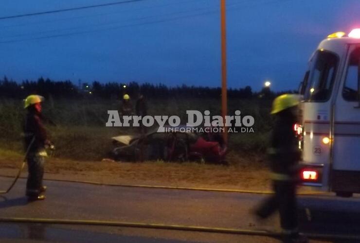 El auto que conducía el detenido era un Ford Fiesta Max