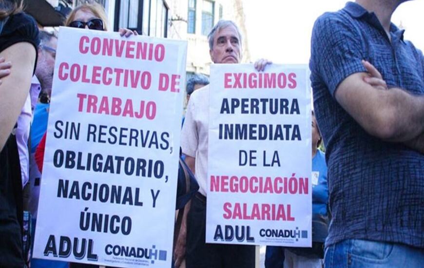 Los docentes realizarán nuevamente una medida de fuerza. Foto: Alan Monzón/Rosario3.com