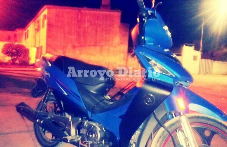 Esta es la moto que le sustrajeron a las v&iacute;ctimas