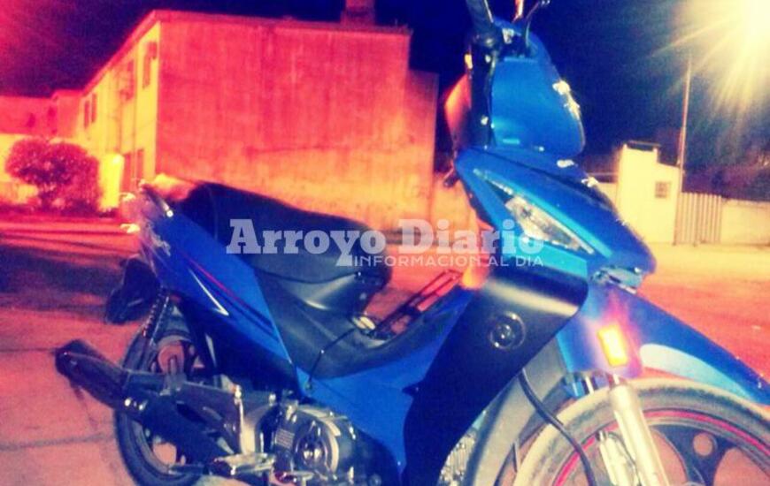 Esta es la moto que le sustrajeron a las víctimas