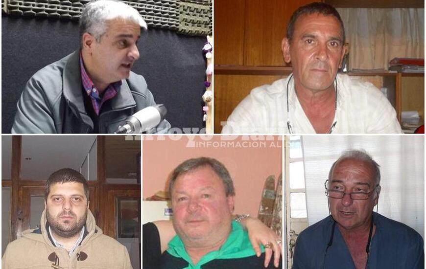 Enfrentados. Esper y Ghione aspiran a ocupar el cargo de Secretario General del PJ Arroyo Seco