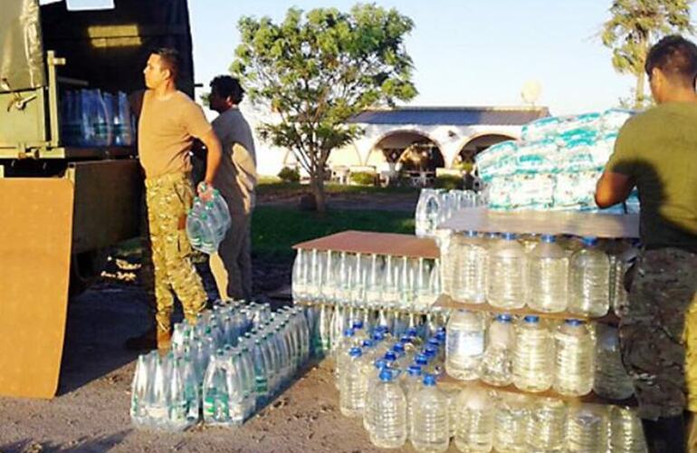 Asistencia. La provincia y el Ejército llevaron asistencia a localidades del norte provincial.