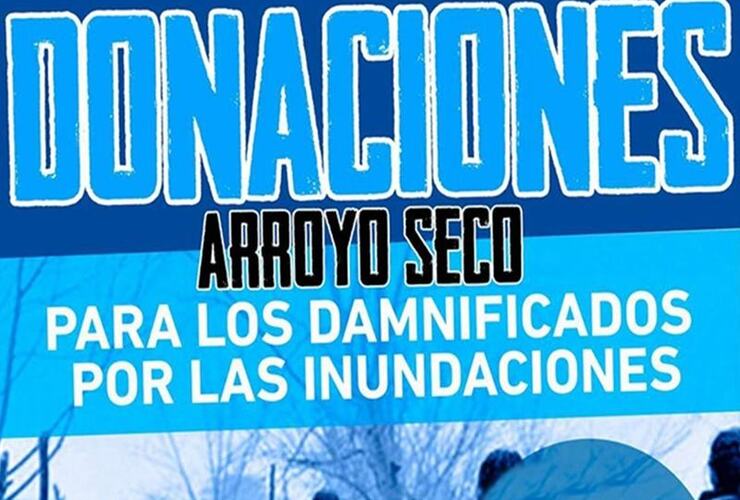 Imagen de Arroyo Seco por los afectados por las inundaciones