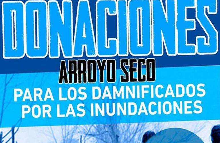 Imagen de Arroyo Seco por los afectados por las inundaciones