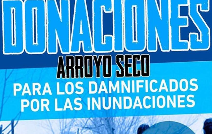 Imagen de Arroyo Seco por los afectados por las inundaciones