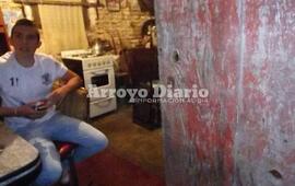 Los delincuentes se valieron el ingreso por la puerta de frente de la vivienda.