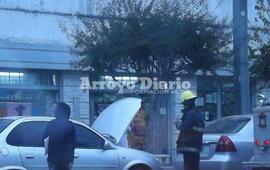 Imagen de Salida de bomberos en Humberto Primo y San Martín