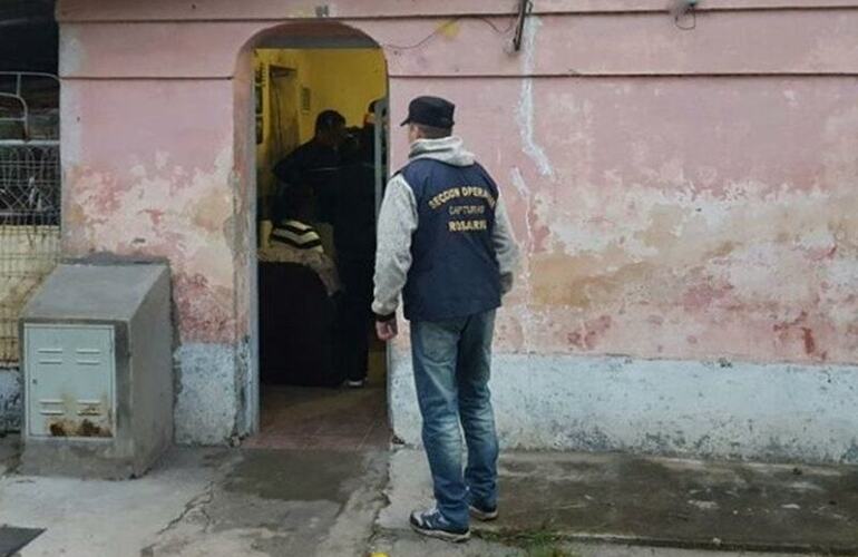 La Secci&oacute;n Operativa de Capturas de la Divisi&oacute;n Judiciales realiz&oacute; los allanamientos. Foto: Prensa Polic&iacute;a