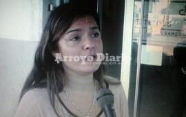 La Dra. María José Chiarelli esta mañana en el hospital local.