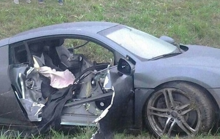 As&iacute; qued&oacute; el auto de Paladini el d&iacute;a del accidente, el 13 de septiembre de 2014.