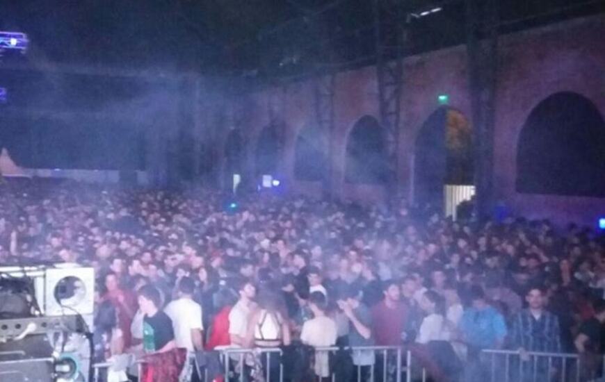 El procedimiento especial se realizó por la fiesta en el salón Metropolitano. Foto: Ministerio de Seguridad de la Nación