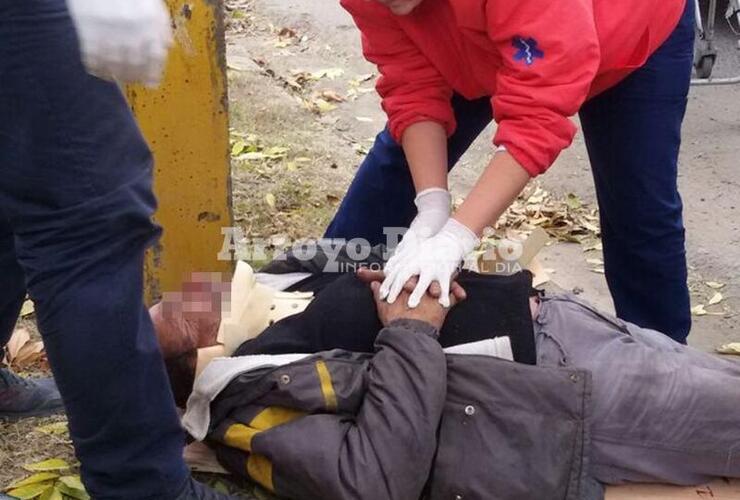 Imagen de Sufrió accidente en Juan B. Justo y Ruta 21