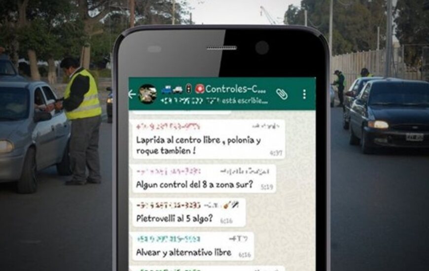 Imagen de Polémico: crean grupos de WhatsApp para evitar los controles de tránsito