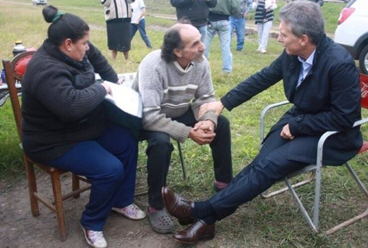 Farías contó que el presidente tiene sus 100 pesos en un marco. Foto: Aire Libre Acebal