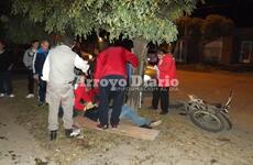 Imagen de Un joven herido tras accidente entre dos motos