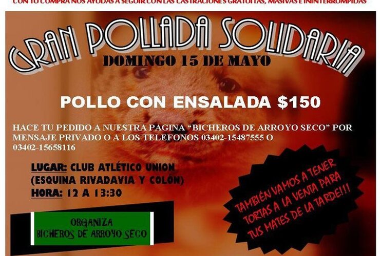 Imagen de Bicheros organiza una Pollada Solidaria