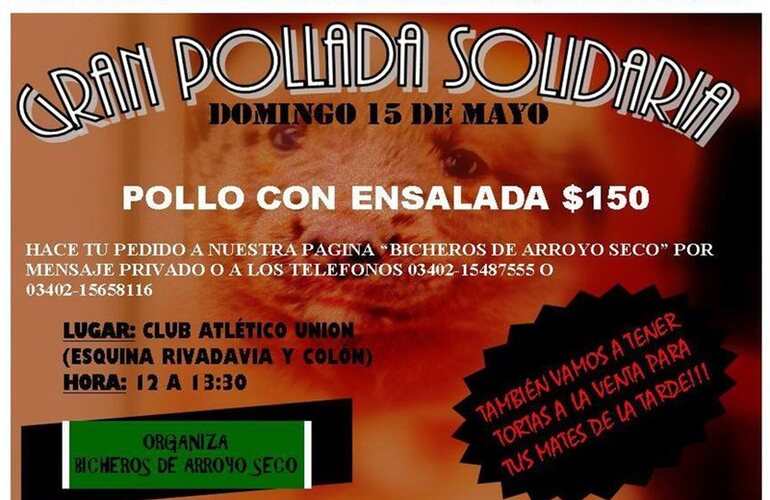 Imagen de Bicheros organiza una Pollada Solidaria