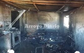 Tragedia. Una de las familias perdi&oacute; absolutamente todas sus pertenencias.