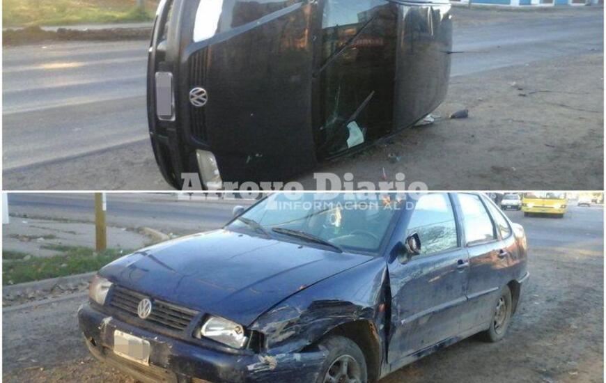 As&iacute; quedaron. Los veh&iacute;culos part&iacute;cipes del accidente.