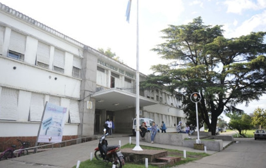 El paciente fue trasladado al Hospital Eva Perón