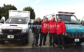 Hay equipo. El Dr. José Luis Murina junto a algunos de los integrantes del equipo de AMAS.