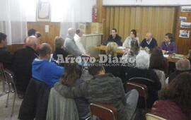 Unas 15 personas. La reunión se desarrolló en el edificio del Centro de Jubilados de Fighiera