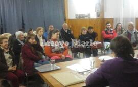 Encuentro. El martes pasado v&iacute;ctimas de robo mantuvieron una reuni&oacute;n con autoridades, Pascualini tambi&eacute;n fue invitado y particip&oacute;. Foto: Archivo AD