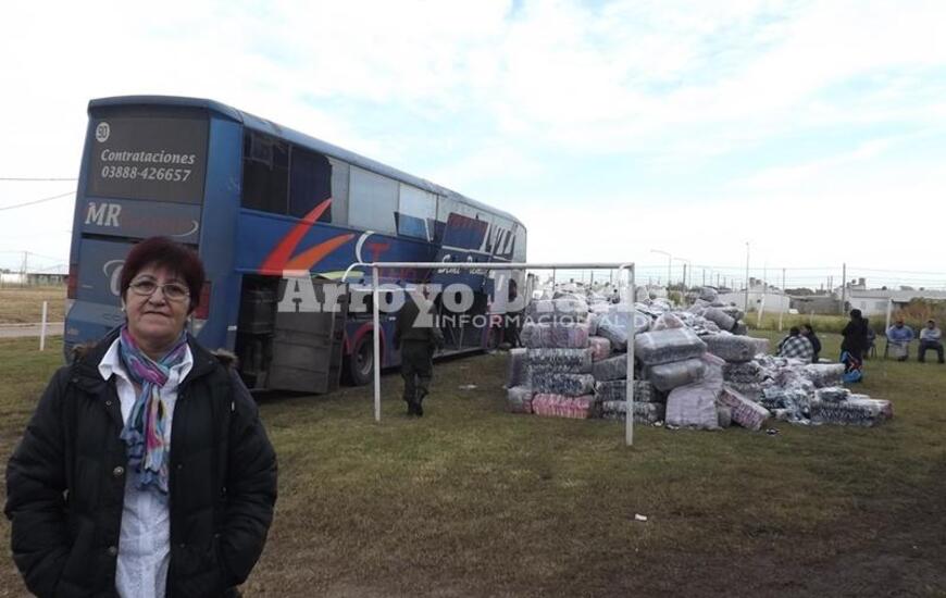 En persona. La funcionaria fue notificada del caso y enseguida se hizo presente en el destacamento local de la fuerza nacional.