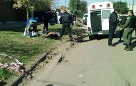 Trágico. Homicidio esta mañana en la vecina localidad de Villa Gobernador Gálvez. Foto: La Capital