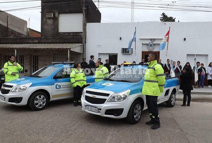 Mayor presencia. La incorporación de las nuevas unidades serán también de apoyo a las fuerzas policiales para trabajar en conjunto en materia de prevención.