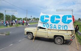 Otra vez los cortes. Los bloqueos de la CCC serán por la mañana. Foto: Archivo Rosario3.com