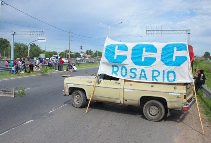 Otra vez los cortes. Los bloqueos de la CCC serán por la mañana. Foto: Archivo Rosario3.com