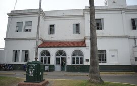 Hospital Roque S&aacute;enz Pe&ntilde;a, donde la polic&iacute;a comunitaria traslad&oacute; a la beba