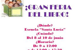 Imagen de Gran feria del libro en la Escuela "Santa Lucía"