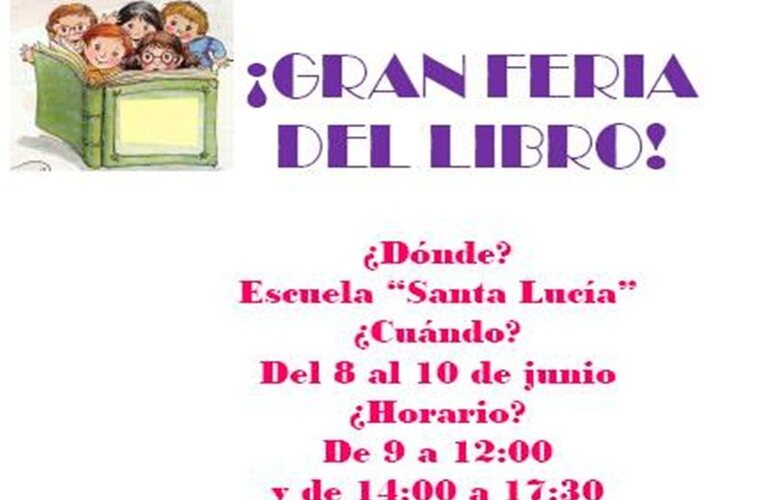 Imagen de Gran feria del libro en la Escuela "Santa Lucía"