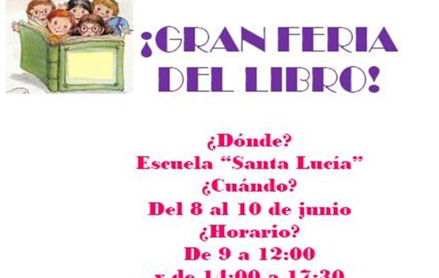 Imagen de Gran feria del libro en la Escuela "Santa Lucía"