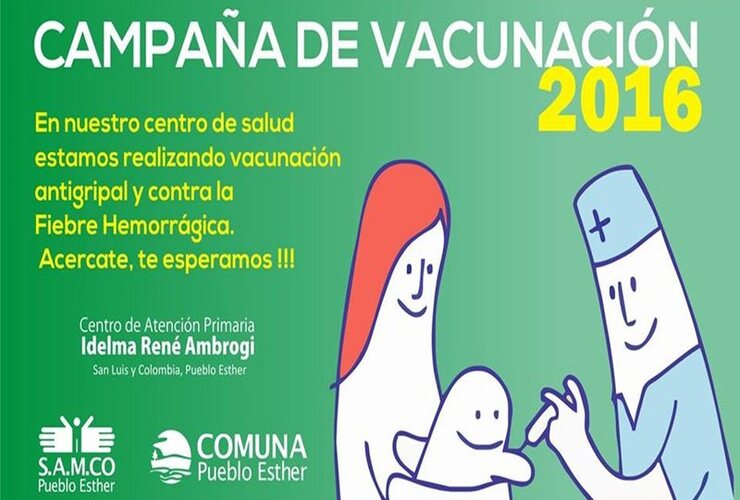 Imagen de Campaña de vacunación en el SAMCo de Pueblo Esther