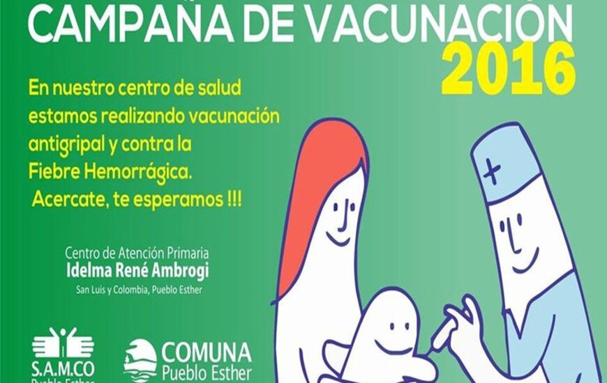 Imagen de Campa&ntilde;a de vacunaci&oacute;n en el SAMCo de Pueblo Esther