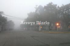 No se ve&iacute;a nada. As&iacute; estaba la ciudad esta ma&ntilde;ana.